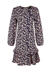 Sommerkleid happy girls "dress", M&auml;dchen, Gr. 92, EURO-Gr&ouml;&szlig;en, blau (navy), Stoff, 100% Baumwolle, normal, Kleider Sommerkleid