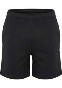 Shorts Hummel "HMLPULSE SWEAT SHORTS", Damen, Gr. L (40), N-Gr, schwarz, Obermaterial: 60% Baumwolle, 40% Polyester, Hosen Shorts