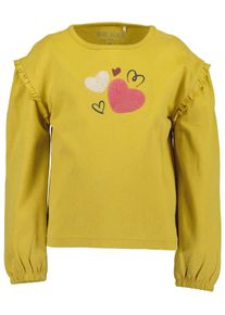 Langarmshirt Blue Seven "Blue Seven Langarmshirt", M&auml;dchen, Gr. 116, 1670, dotter, 100% Baumwolle, normal, Rundhals, Shirts Langarmshirt