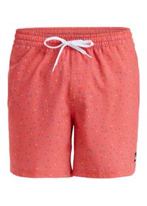 Boardshorts Quiksilver "Surfsilk Straight 16", Herren, Gr. XS, spiced coral mini chaos, 92% Polyester, 8% Elasthan, Hosen Boardshorts