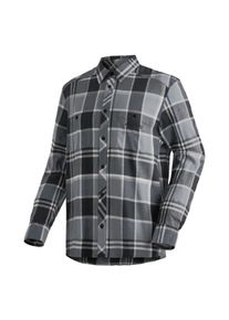 Funktionshemd Maier Sports "Predeal 2.0 M", Herren, Gr. 46, Normalgr&ouml;&szlig;en, kieselgrau, 57% Baumwolle, 43% Viskose, Hemden Funktionshemd, Herren Hemd warm u. atmungsaktiv