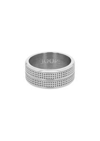JOOP! Fingerring JOOP "2039796/-97/-98" Gr. 62, silber (edelstahlfarben), Fingerringe, Herren, 62, Edelstahl, 10mm, Fingerring