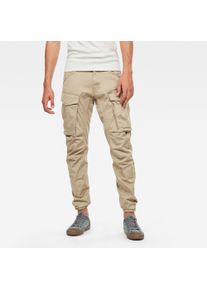 G-Star Raw Cargohose G-STAR "Rovic Zip 3D Tapered Pant", Herren, Gr. 36, L&auml;nge 36, beige, Web, Obermaterial: 97% Baumwolle, 3% Elasthan, unifarben, normal lang, Hosen Cargohose, Tapered Fit