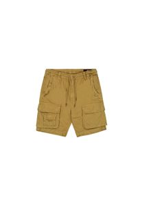 Shorts Alpha Industries "Aloha Safari Shorts", Herren, Gr. 36, Normalgr&ouml;&szlig;en, gr&uuml;n (khaki), Obermaterial: 80% Baumwolle, 20% Viskose, Hosen Shorts