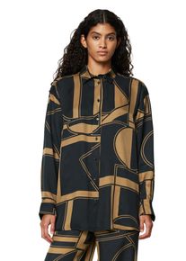 Marc O'Polo Langarmbluse MARC O'POLO, Damen, Gr. 36, bunt (multi), Web, Obermaterial: 100% Viskose, Blusen Langarmbluse