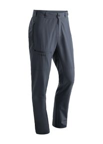 Funktionshose Maier Sports "Latit M", Herren, Gr. 46, Normalgr&ouml;&szlig;en, grau, 88% Polyester (Recycelt), 12% Elasthan, Hosen Funktionshose, Herren Wanderhose, atmungsaktive Outdoor-Hose, 4 Taschen, Regular Fit