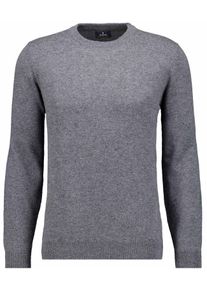 Rundhalspullover Ragman, Herren, Gr. 56, anthrazit, Strick, 90% Wolle 10% Baumwolle, Rundhals, Pullover Rundhalspullover