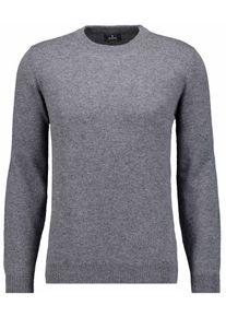 Rundhalspullover Ragman, Herren, Gr. 48, anthrazit, Strick, 90% Wolle 10% Baumwolle, Rundhals, Pullover Rundhalspullover