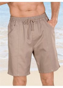 Bermudas CLASSIC, Herren, Gr. 46, Normalgr&ouml;&szlig;en, beige, 100% Baumwolle, unifarben, kurz, Hosen Bermudas