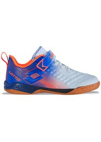 Hallenschuh Lotto, Jungen, Gr. 28, wei&szlig;, blau, Synthetik, mehrfarbig, Schuhe Hallenschuh, - ideal f&uuml;r Indoor Sport wie Handball