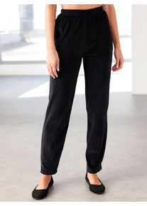 Nickihose Classic Basics, Damen, Gr. 44/46, Normalgr&ouml;&szlig;en, schwarz, 80% Baumwolle, 20% Polyester, unifarben, lang, Hosen Nickihose