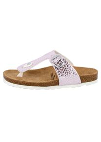 Zehentrenner Lico "Zehenstegpantolette Bioline Stone Kids", M&auml;dchen, Gr. 41, rosa, Synthetik, Schuhe Zehentrenner, Topseller