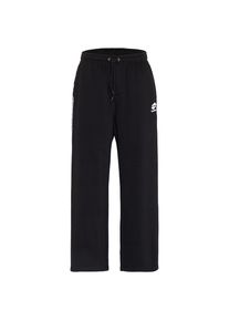 Sweathose Lotto, Herren, Gr. S (44/46), Normalgr&ouml;&szlig;en, schwarz, 80% Baumwolle, 20% Polyester, unifarben, loose fit lang, Hosen Sweathose, - im Retrodesign (Calcio '93)