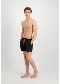 Shorts Alpha Industries "Basic Swim Short", Herren, Gr. 3XL, Normalgr&ouml;&szlig;en, schwarz, Obermaterial: 100% Polyester, Futter: 100% Polyester, Hosen Shorts