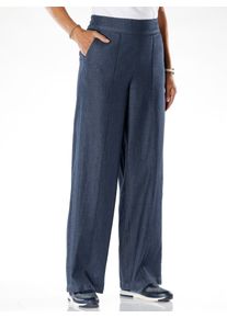 Bequeme Jeans Classic Basics, Damen, Gr. 46, Normalgr&ouml;&szlig;en, dunkelblau, 100% Baumwolle, unifarben, lang, Jeans Bequeme Jeans