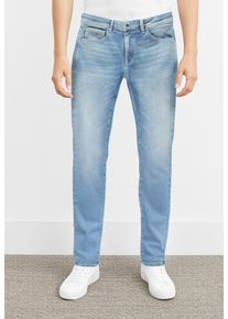 Slim-fit-Jeans Cars Jeans "Jeans Bates", Herren, Gr. 27, L&auml;nge 32, blau (porto wash), Denim/Jeans, Obermaterial: 83% Baumwolle, 16% Polyester, 1% Elasthan, Abriebeffekte, slim fit kn&ouml;chellang, Jeans Slim-fit-Jeans