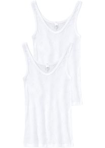 Achselhemd Speidel "Nora", Damen, Gr. 38, N-Gr, wei&szlig;, Jaquard, Obermaterial: 100% Baumwolle, unifarben, k&ouml;rpernah, tiefer Rundhals, Unterhemden Achselhemd, Keine st&ouml;renden Seitenn&auml;hte, Baumwolle, hochwertig, eng, bequem