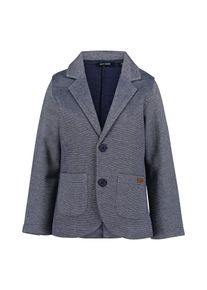 Sweatjacke Blue Seven, Jungen, Gr. 104, dk blau, Sweatware, Obermaterial: 70% Baumwolle, 30% Polyester, gepflegt, unifarben, Basic normal, V-Ausschnitt, mit Kn&ouml;pfen,mit Schlitz, Sweatjacken Sweatjacke, Sweatblazer, Einreiher mit Reversekragen