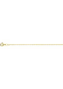 Gliederkette Lady, gold (gelbgold 375), Halsketten, Damen, N-Groesse, Metall, L: 60, Gliederkette