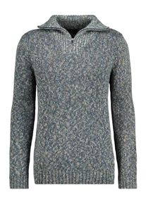 Troyer Ragman, Herren, Gr. 56, beige (beige gemustert, 941), Strick, 100% Baumwolle, hoch geschlossener Ausschnitt, Pullover Troyer