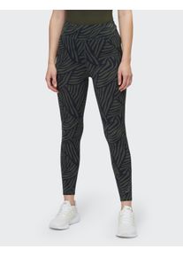 Leggings Venice Beach "LEGGINGS KEEVA", Damen, Gr. L (42), N-Gr, aop line art small_pine, Obermaterial: 75% Polyamid, 25% Elasthan, Hosen Leggings