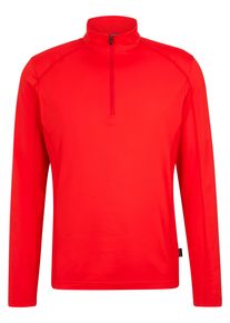 Sweatshirt Ziener "JELANO-Z midlayer man", Herren, Gr. 54, rot, Obermaterial: 88% Polyester, 12% Elasthan, Sweatshirts Sweatshirt
