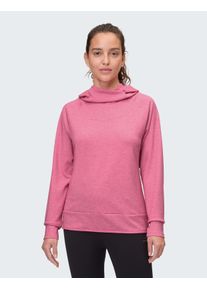 Kapuzenshirt Venice Beach "KAPUZENSHIRT MINKA", Damen, Gr. S (38), pink (candy), Obermaterial: 91% Polyester, 9% Elasthan, Shirts Kapuzenshirt