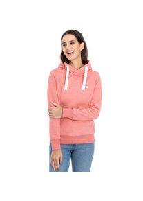 Kapuzensweatshirt DEPROC Active "HildaCMYK II WOMEN", Damen, Gr. 36 (S), rosa, 50% Baumwolle, 50% Polyester, bequem, angesetztes B&uuml;ndchen, Sweatshirts Kapuzensweatshirt, weiche Fleecejacke mit K&auml;ngurutasche