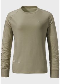 Sch&ouml;ffel Funktionsshirt SCH&Ouml;FFEL "Longsleeve Breslau L", Damen, Gr. 38, braun (4725, braun), Oberstoff : 75% Polyester 19% Lyocell 6% Elasthan Oberstoff : 19% Lyocell 76% Polyester 5% Elasthan, Rundhals, Shirts Funktionsshirt