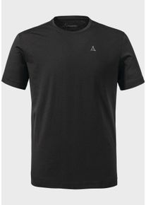 Sch&ouml;ffel Funktionsshirt SCH&Ouml;FFEL "T Shirt Hohberg M", Herren, Gr. 46, 9990, schwarz, Oberstoff: 60% Baumwolle, 40% Polyester, Rundhals, Shirts Funktionsshirt