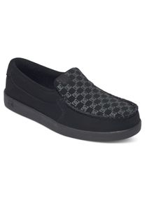 Slip-On Sneaker DC Shoes "Villain", Herren, Gr. 6,5(38,5), schwarz, Obermaterial:Obermaterial: Leder / Futter: Textil / Au&szlig;ensohle: Gummi;, Schuhe Slip-On Sneaker