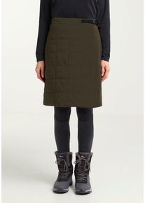 Wickelrock Jack Wolfskin "WINTERDUNE SKIRT W", Damen, Gr. XL (46), obsidianmoss, Obermaterial: 87% Polyamid 13% sonstige Fasern. F&uuml;llung: 100% Polyester. Futter: 100% Polyester, R&ouml;cke Wickelrock