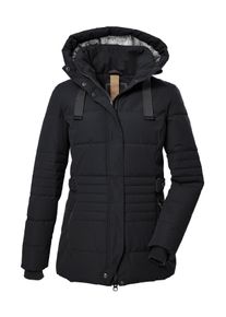 G.I.G.A. by Killtec Steppjacke "GW 25 WMN QLTD JCKT", Damen, Gr. 34, schwarz, Obermaterial: 88% Polyester, 12% Baumwolle;Futter: 100% Polyester;F&uuml;llung: 100% Polyester, G.I.G.A. DX BY KILLTEC, Jacken Steppjacke, Taillierte Winterjacke, wasserabweisend, winddicht, abnehmbare Kapuze