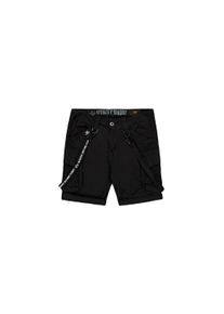 Shorts Alpha Industries "Utility Short", Herren, Gr. 38, Normalgr&ouml;&szlig;en, schwarz, Obermaterial: 98% Baumwolle, 2% Elastan, Hosen Shorts