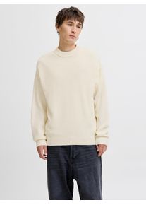 Jack & Jones Strickpullover JACK & JONES "JJEURBAN JACK KNIT CREW NECK SN", Herren, Gr. XXL, sea salt, Strick, Obermaterial: 70% Polyacryl, 30% Baumwolle, unifarben, relaxed fit h&uuml;ftbedeckend, Rundhals, Rippb&uuml;ndchen, Pullover Strickpullover