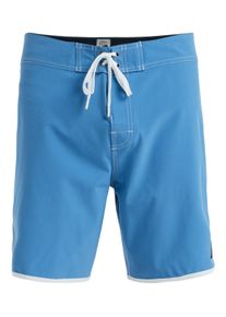 Boardshorts Quiksilver "Original Scallop 18", Herren, Gr. 31SM, blau (coronet blau), Obermaterial: 92% Microfaser, 8% Elasthan;, Hosen Boardshorts