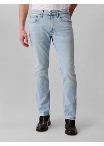 Slim-fit-Jeans Calvin Klein Jeans "SLIM JEAN REGEN", Herren, Gr. 36, L&auml;nge 34, marbled beacon, Denim/Jeans, Obermaterial: 98% Baumwolle, 2% Elasthan, unifarben, slim fit lang, Jeans Slim-fit-Jeans, Mit G&uuml;rtelschlaufen