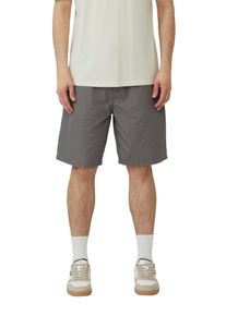Bermudas s.Oliver, Herren, Gr. 32, N-Gr, grau (mid grau), Web, Obermaterial: 100% Baumwolle, Strukturmuster, regular fit knielang, Hosen Bermudas, Sommerhose mit Struktur Muster
