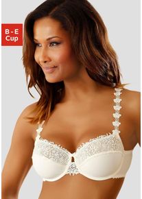 B&uuml;gel-BH Nuance, Damen, Gr. 75, Cup D, beige (creme), Spitze, Obermaterial: 50% Polyester, 30% Polyamid, 20% Elasthan, BHs B&uuml;gel-BH, mit sch&ouml;ner Stickereispitze am Obercup und den Tr&auml;gern, Dessous