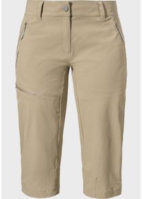 Sch&ouml;ffel 3/4-Hose SCH&Ouml;FFEL "Pants Caracas2", Damen, Gr. 46, Normalgr&ouml;&szlig;en, beige (4705, beige), Oberstoff: 89% Nylon, 11% Elasthan, Hosen 3/4-Hose