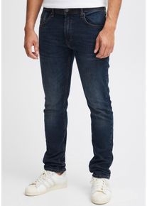 5-Pocket-Jeans Blend "BHTWISTER", Herren, Gr. 36, L&auml;nge 34, blau (denim blau schwarz), Denim/Jeans, Obermaterial: 98% Baumwolle, 2% Elasthan, Abriebeffekte, slim fit kn&ouml;chellang, Jeans 5-Pocket-Jeans