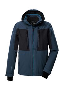 Skijacke Killtec "KSW 47 MN SKI JCKT", Herren, Gr. XL, dunkelblau, Obermaterial: 100% Polyester;Futter: 100% Polyester;F&uuml;llung: 100% Polyester, Jacken Skijacke, Herren Skijacke: wasserdicht, atmungsaktiv, abnehmbare Kapuze