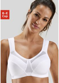 H.I.S. Sport-BH H.I.S, Damen, Gr. 100, Cup C, wei&szlig;, Microtouch, Obermaterial: 90% Polyester (COOLMAX), 10% Elasthan, BHs Sport-BH, ohne B&uuml;gel aus schnell trocknendem COOLMAX-Material, Topseller