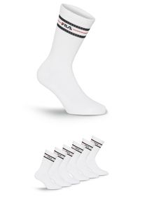 Socken Fila "UNISEX LIFESTYLE PLAIN SOCKS", Damen, Gr. 39-42, wei&szlig;, Baumwollmischung, normal, Socken Socken, mit eingestricktem Logo