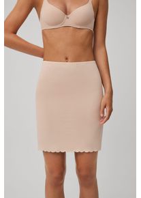 Unterrock YSABEL MORA, Damen, Gr. XXL, beige, Mikrofaser, Obermaterial: 90% Polyamid, 10% Elasthan, figurbetont ca. Mitte Oberschenkel, R&ouml;cke Unterrock, elastisch, gewellter Saum, Gummizug