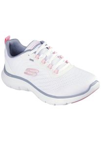 Sneaker Skechers "FLEX APPEAL 5.0", Damen, Gr. 35, rosa (wei&szlig;, rosa), Textil, Schuhe Sneaker, Freizeitschuh, Halbschuh, Schn&uuml;rschuh f&uuml;r Freizeit und Sport