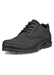 Schn&uuml;rschuh Ecco "Rugged Track Wp Plain Toe", Herren, Gr. 40, schwarz, Leder, Schuhe Schn&uuml;rschuh, Sneaker, Outdoorschuh mit waterproof Ausstattung