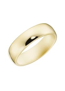 Silberring "Ring Schiene gew&ouml;lbt, vergoldet, Silber 925" Gr. 56, gold, Giorgio Martello MILANO, Fingerringe, Damen, 56, Silber 925 (Sterlingsilber), Silberring