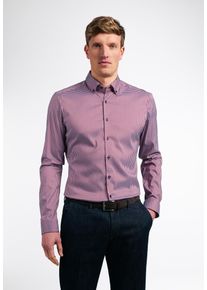 Langarmhemd Eterna "SUPER SLIM", Damen, Gr. 39, Normalgr&ouml;&szlig;en, rot, Twill, 4% Elasthan, 26% Polyamid, 70% Lyocell, schmal, Manschette, Hemden Langarmhemd, NON IRON (b&uuml;gelfrei)