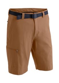 Funktionsshorts Maier Sports "Huang", Damen, Gr. 60, Normalgr&ouml;&szlig;en, braun (rostbraun), 90%Polyamid, 10% Elasthan, Hosen Funktionsshorts, Herren Shorts, kurze Outdoor-Hose, Bermudas mit 4 Taschen, Regular Fit